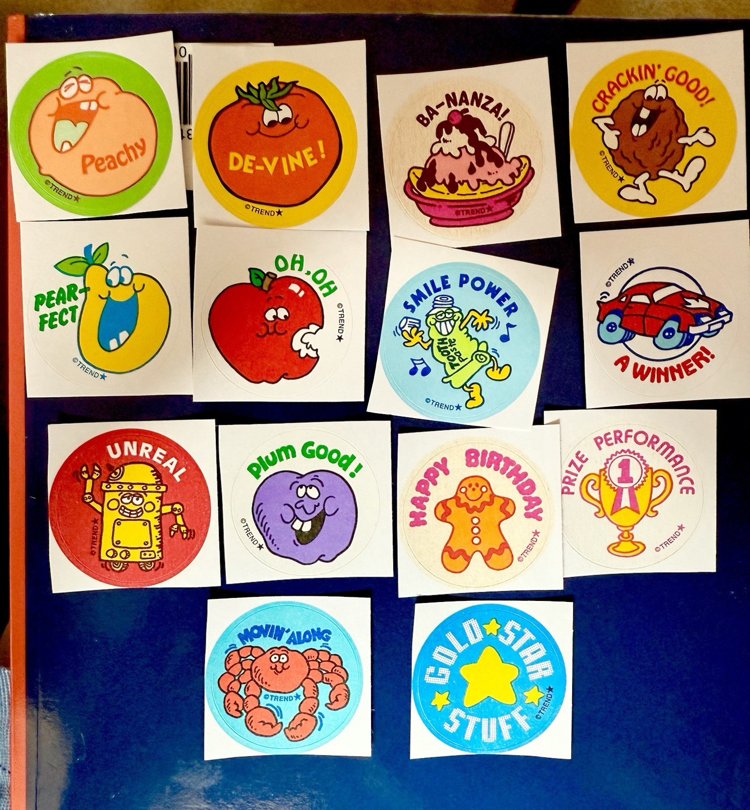 All 101 Retro 80s Scratch & Sniff Retro Stickers. One of Each, Trend