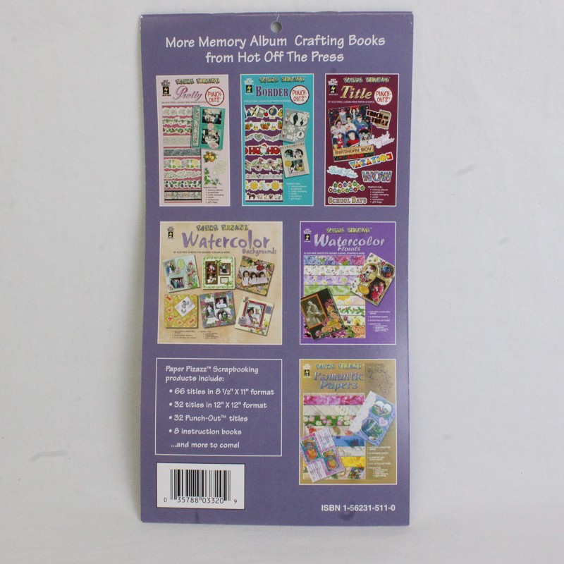 Paper Pizazz Watercolor Punch-outs Paper Shapes, 74 Sheets, #HOTP 3320 , New