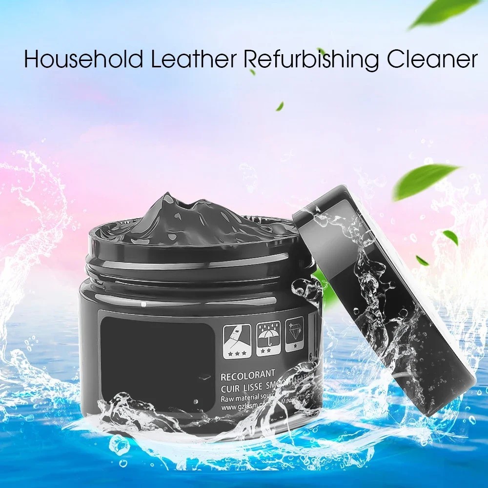 Leather Repair Kit Recoloring Balm Car Seat Couch Sofa Shoes Scratch Color Fix