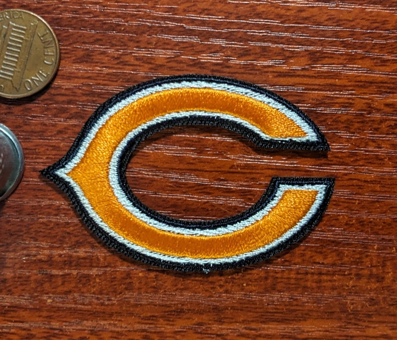 Chicago Bears Patch NFL Football Sports Embroidered Iron On Patch 1.75×2.5″