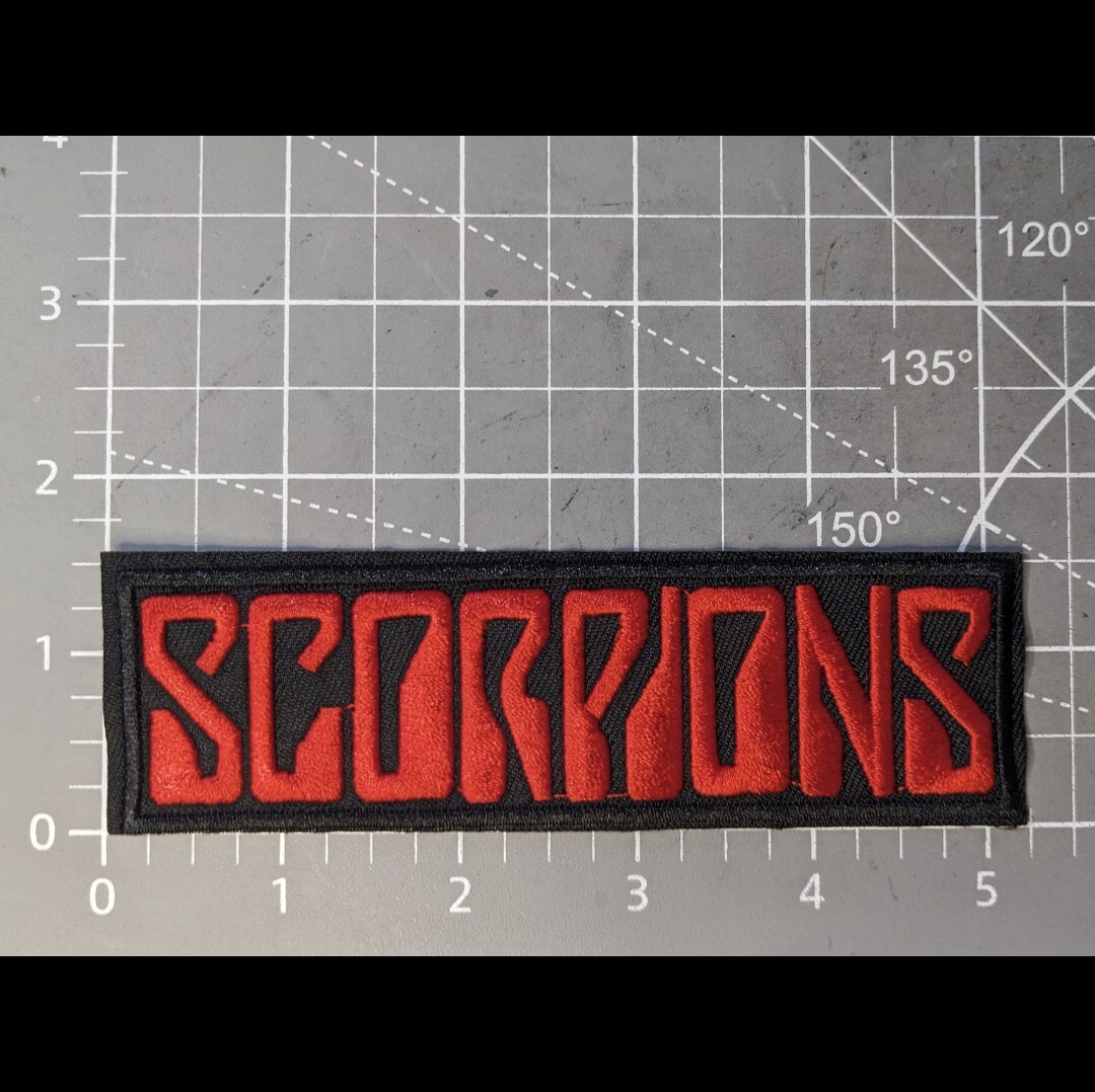 Scorpions Patch Hard Rock Band Heavy Metal Music Embroidered Iron On 1.25x.5″