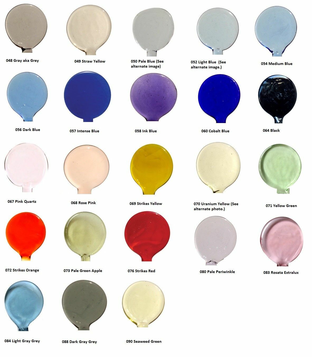 2 oz Bag 104 COE Moretti Effetre Glass Frit Transparent Pastel Specials Choice