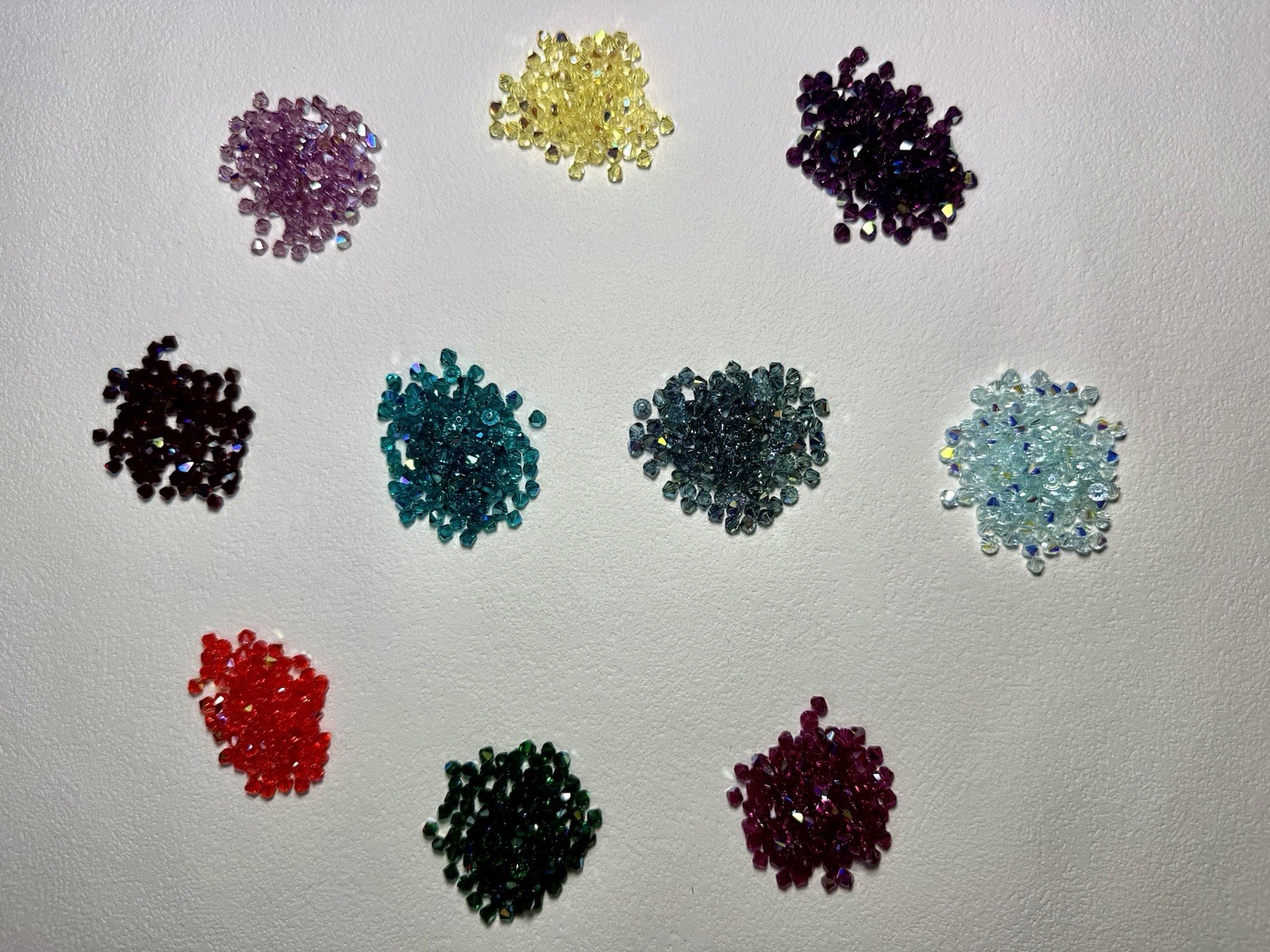 Genuine Swarovski 4mm Bicone Crystal Beads AB Mix 10 Gross 1440 Austrian New