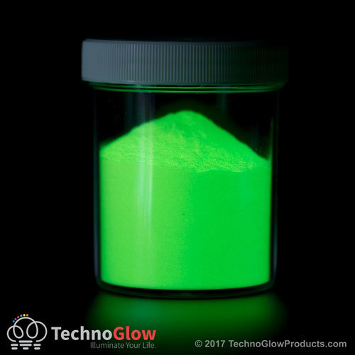 Glow in the Dark Powder, Fluorescent NEON YELLOW – UV Reactive Glow Pigment