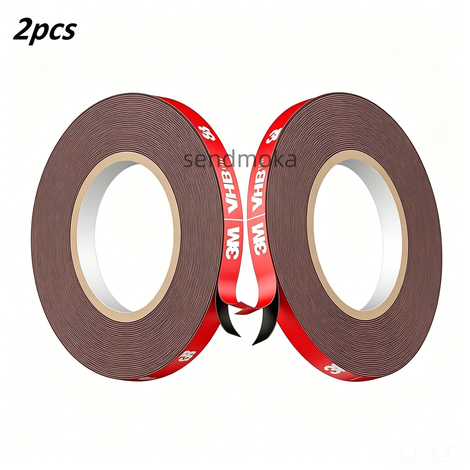 2PCS 9.8FT 3M Double Sided Acrylic Mounting Adhesive Tape Indoor Outdoor Use US