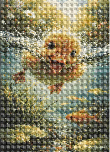 5D Diamond Painting Kit 12 x 16 Inch DIY Art Craft for Adults