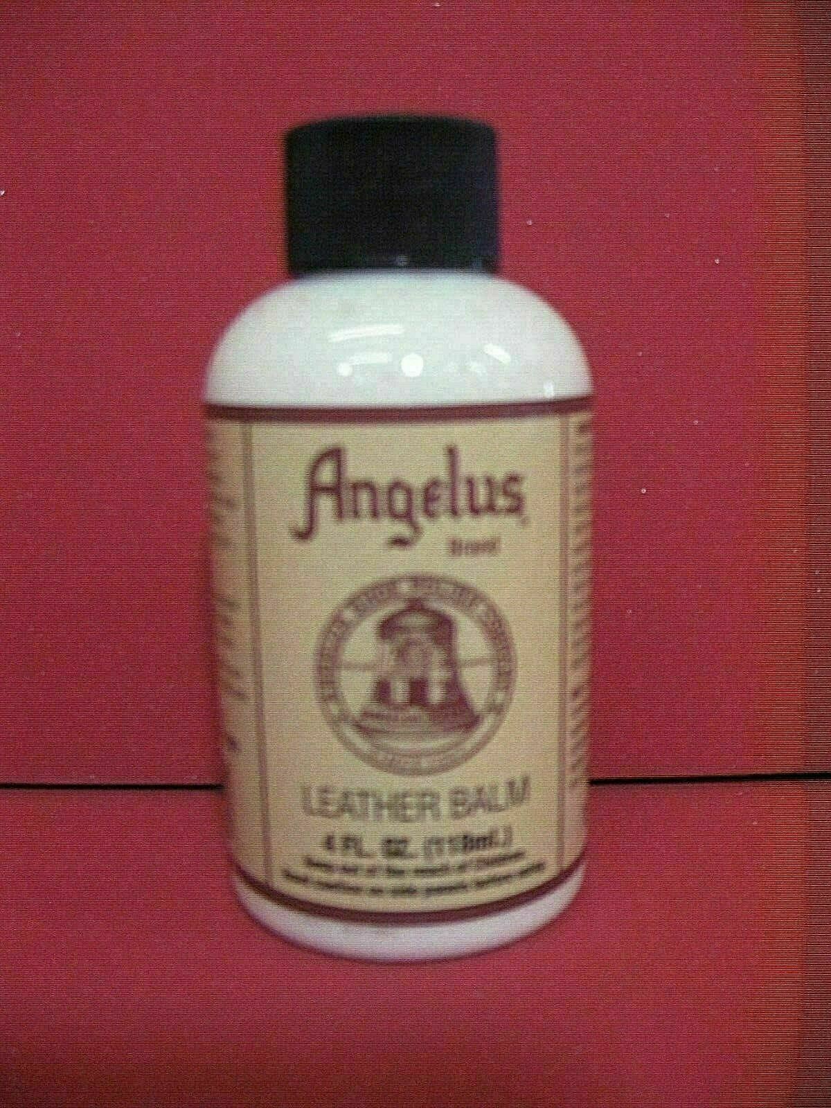 Angelus Leather Balm In 4oz Bottle Leather Cleaner/Conditioner NEW