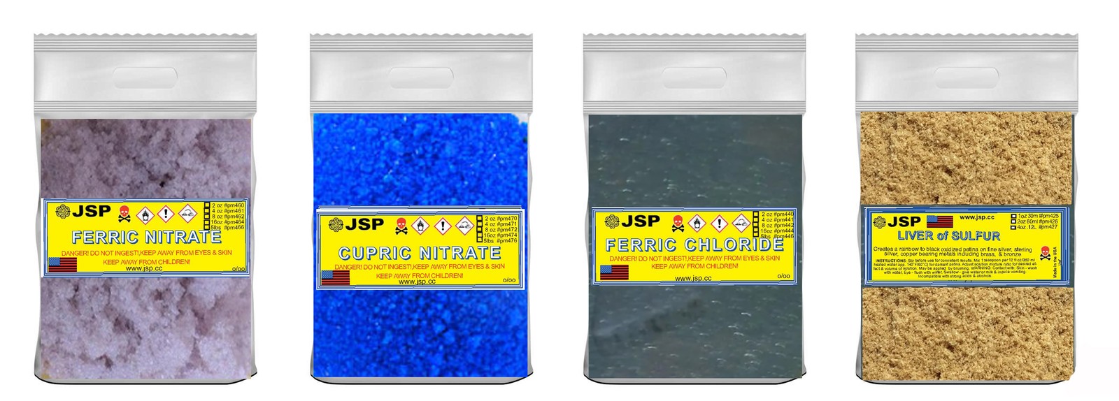 JSP®PATINA KIT CONTAINS 4 DIFFERENT MATERIALS