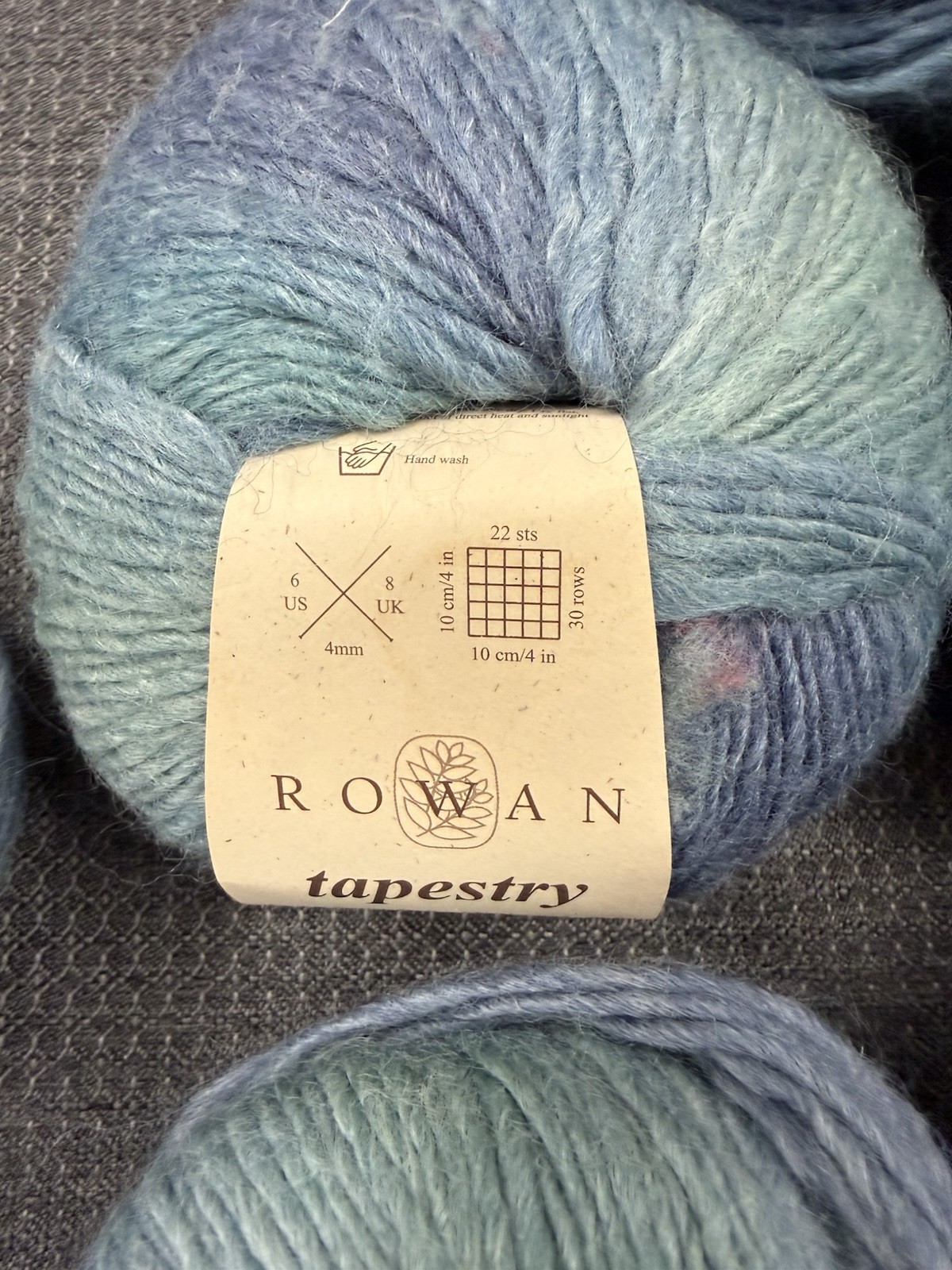 Rowan Tapestry Discontinued Yarn SH180 Lot 165 -7 Skeins + Partial Blue Gradient