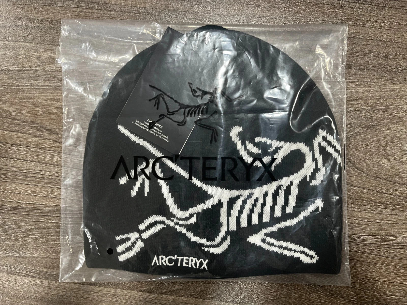 Arc’teryx Bird Head Toque Beanie Orca – Black Wool – Unisex Winter Hat – NWT