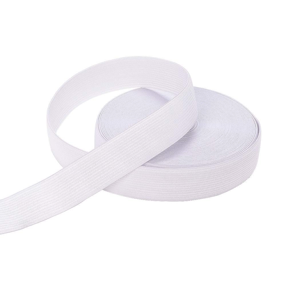 Airisoer Elastic Bands for Sewing 1 Inch 32 Yards 1 * 32 Yard, White