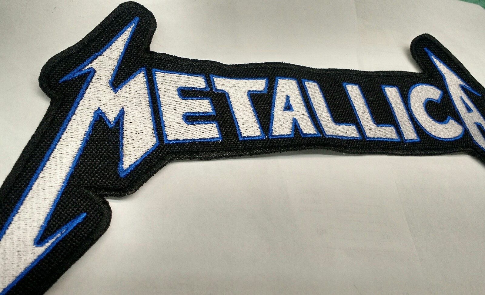 METALLICA logo BACK PATCH embroidered NEW Metallica thrash metal USA Seller