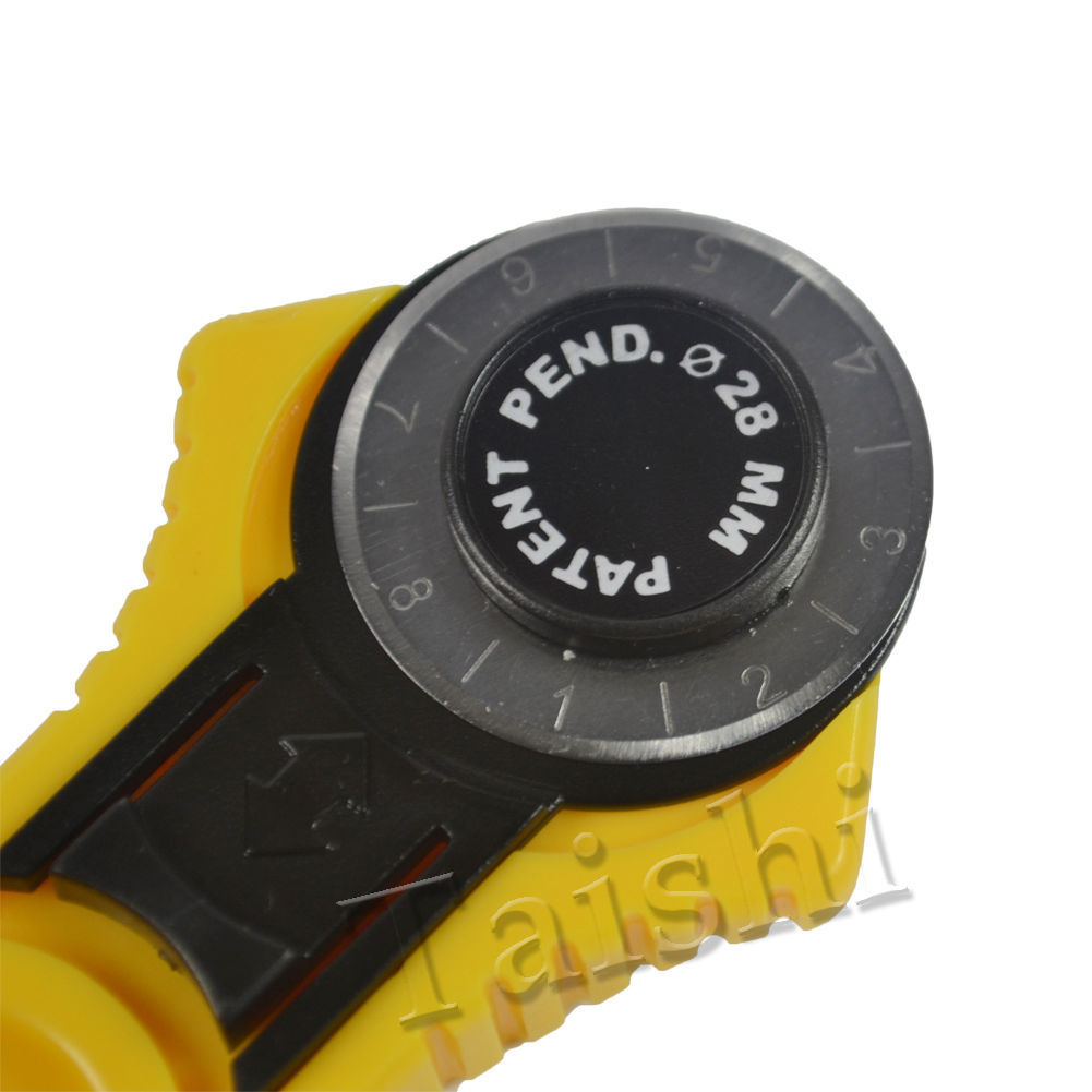 Yellow Rotary Cutter 28mm Cut Circular Blade Patchwork Fabric Leather Craft