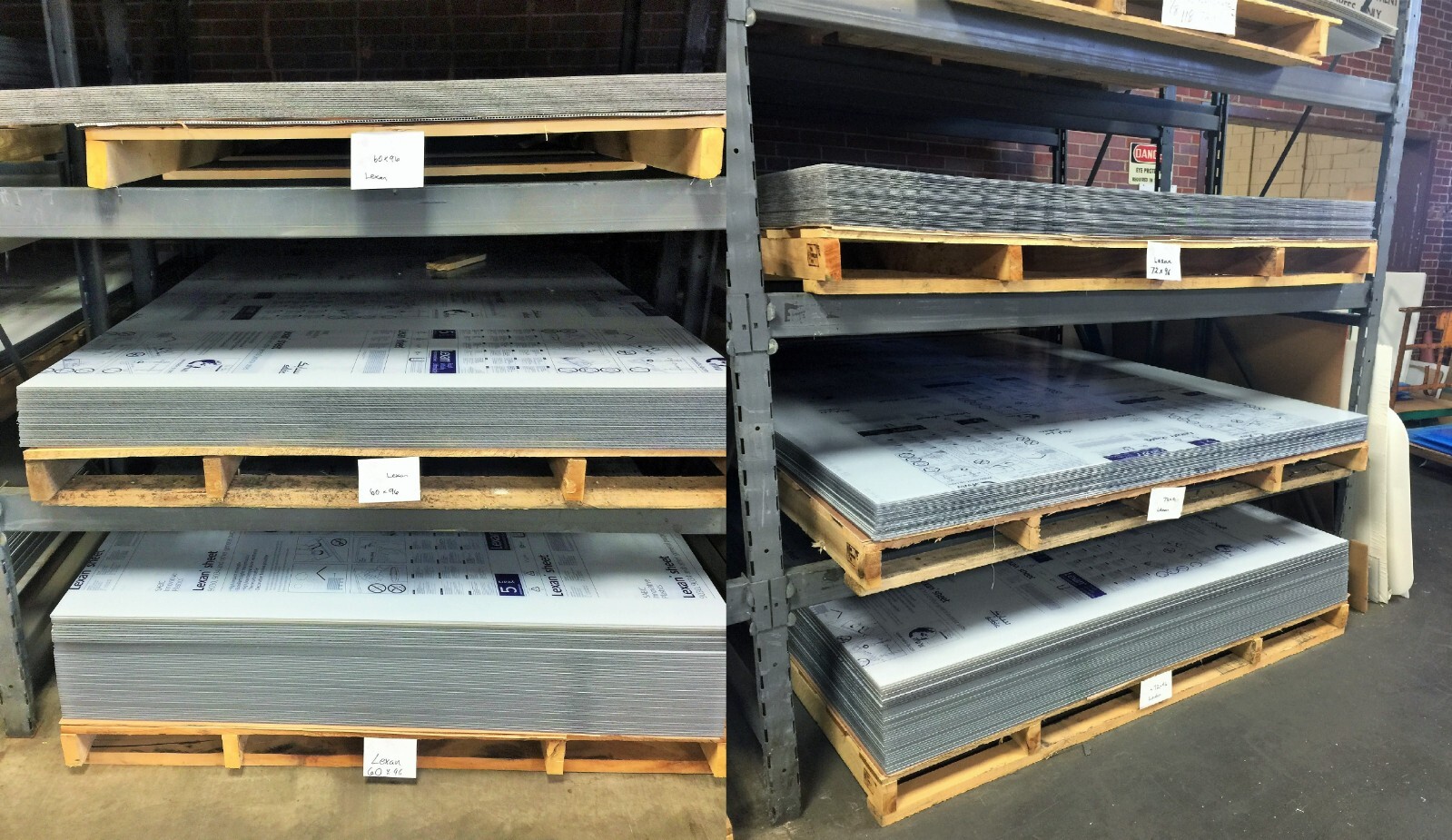 Gray Tint Lexan Polycarbonate Plastic Unbreakable Film-Masked Replacement Sheet