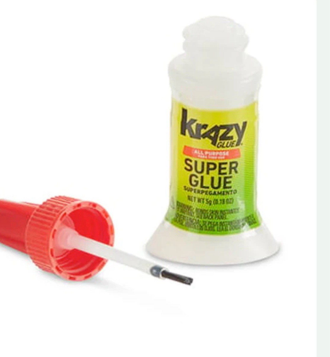 Krazy Glue All Purpose Brush-On Super Glue 5g / 0.18 oz Bottles (Pack of 6).