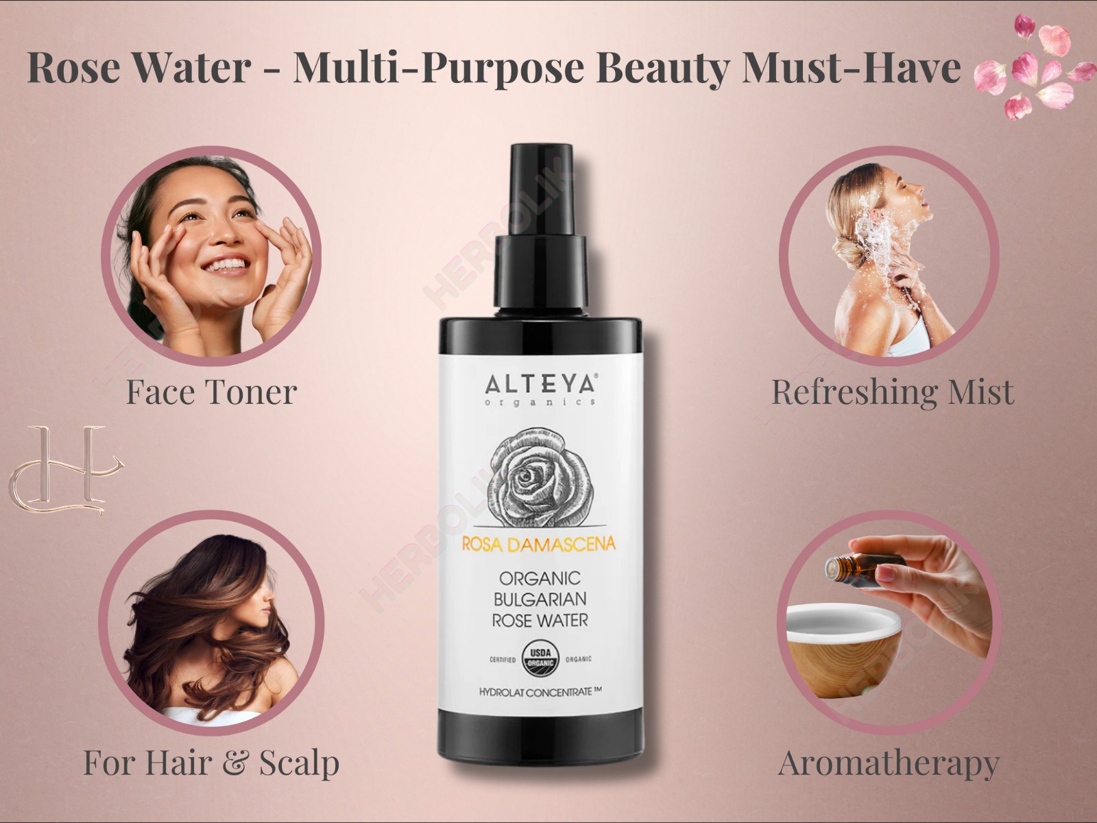 Alteya Bulgarian Rose Essential Oil – Rose Otto – Pure & Therapeutic