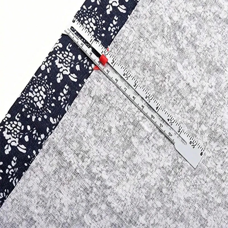 1pc Metal Sliding Sewing Gauge Quilting Measuring Tool Ruler – NEW