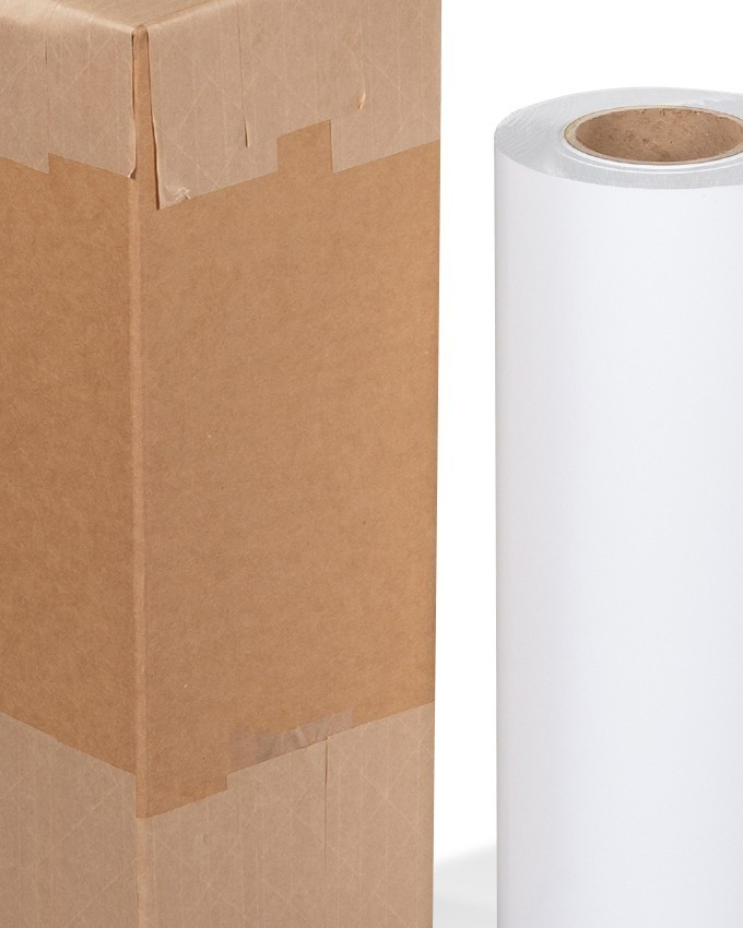 3.4 mil Gloss & Matte White Permanent Self-Adhesive Decal Vinyl Solvent & Latex