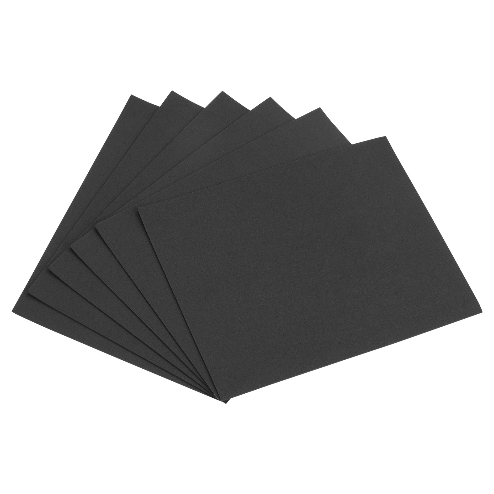 6 x Black EVA Foam Sheets 11″ x 8″ 1.7mm Thick for Crafts DIY
