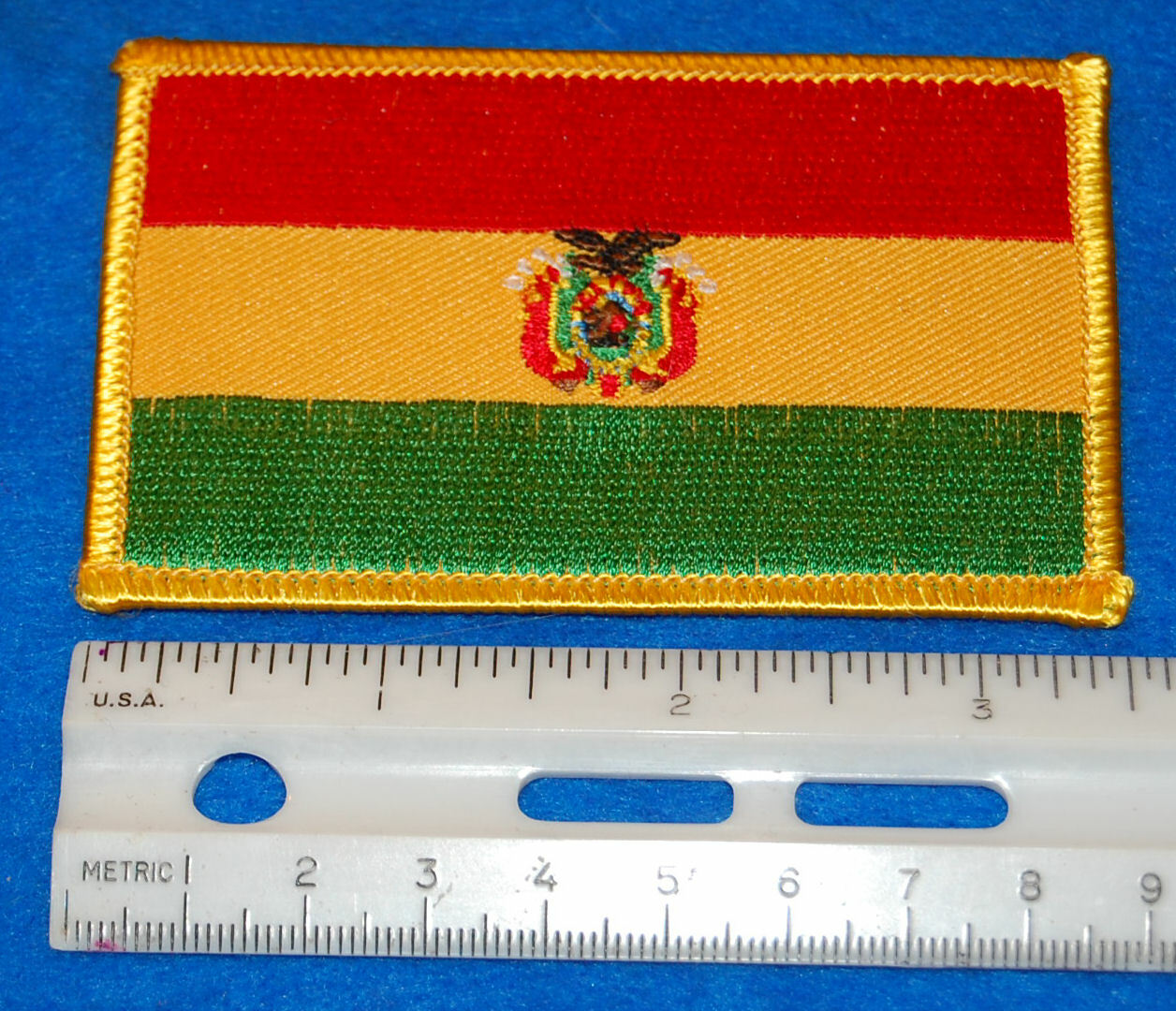 Various International Country (A-C) Flag Embroidered Patches, New