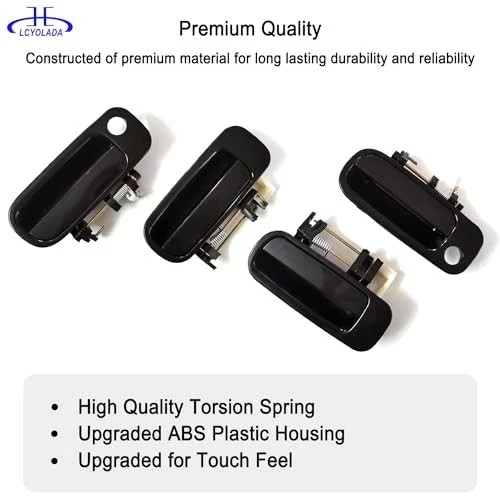 Set of 8 Interior & Exterior Door Handles Fit for Toyota Camry 1992 1993 1994