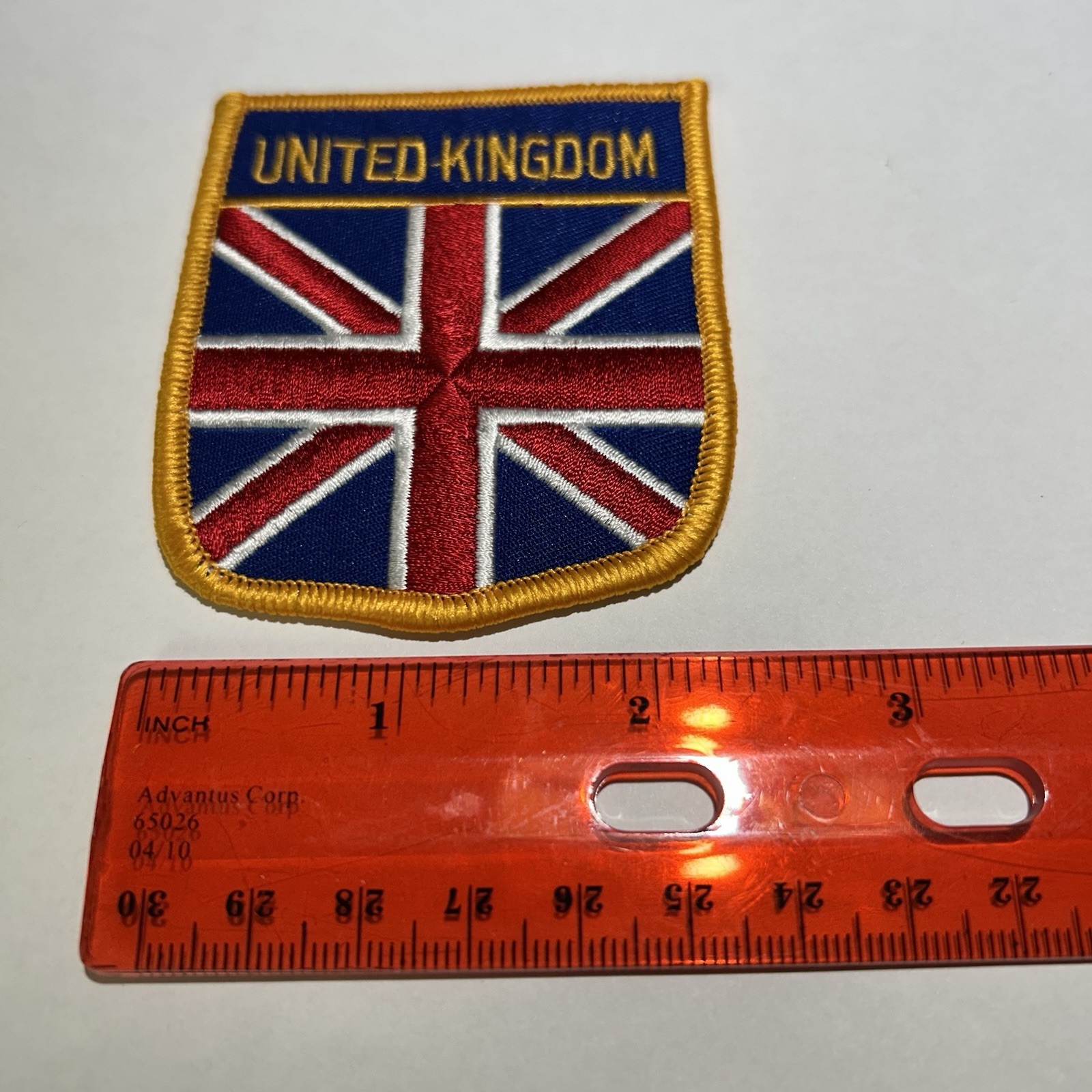 England Patch United Kingdom Great Britain London Embroidered Badge 3″x2.5″