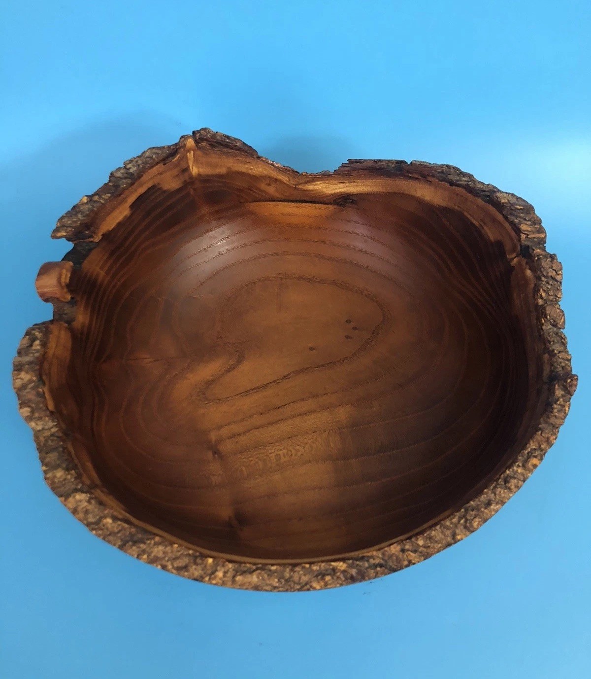 1994 Tom Mumper Mulberry Live Edge Hand-Turned Bowl Signed, Dated, #691
