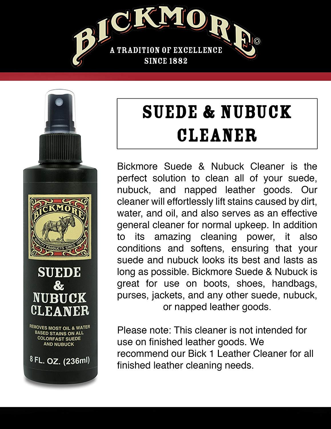 Bickmore Suede & Nubuck Cleaner – Remove Stains From Shoes, Boots Purses & More