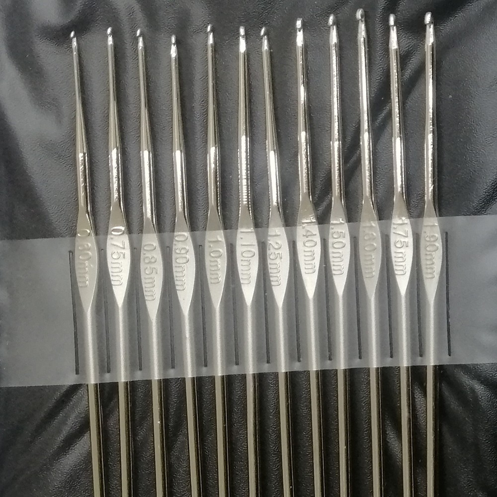 22PCS/Set Multi-colour Aluminum Crochet Hooks Needles Knit Weave Craft Yarn Tool