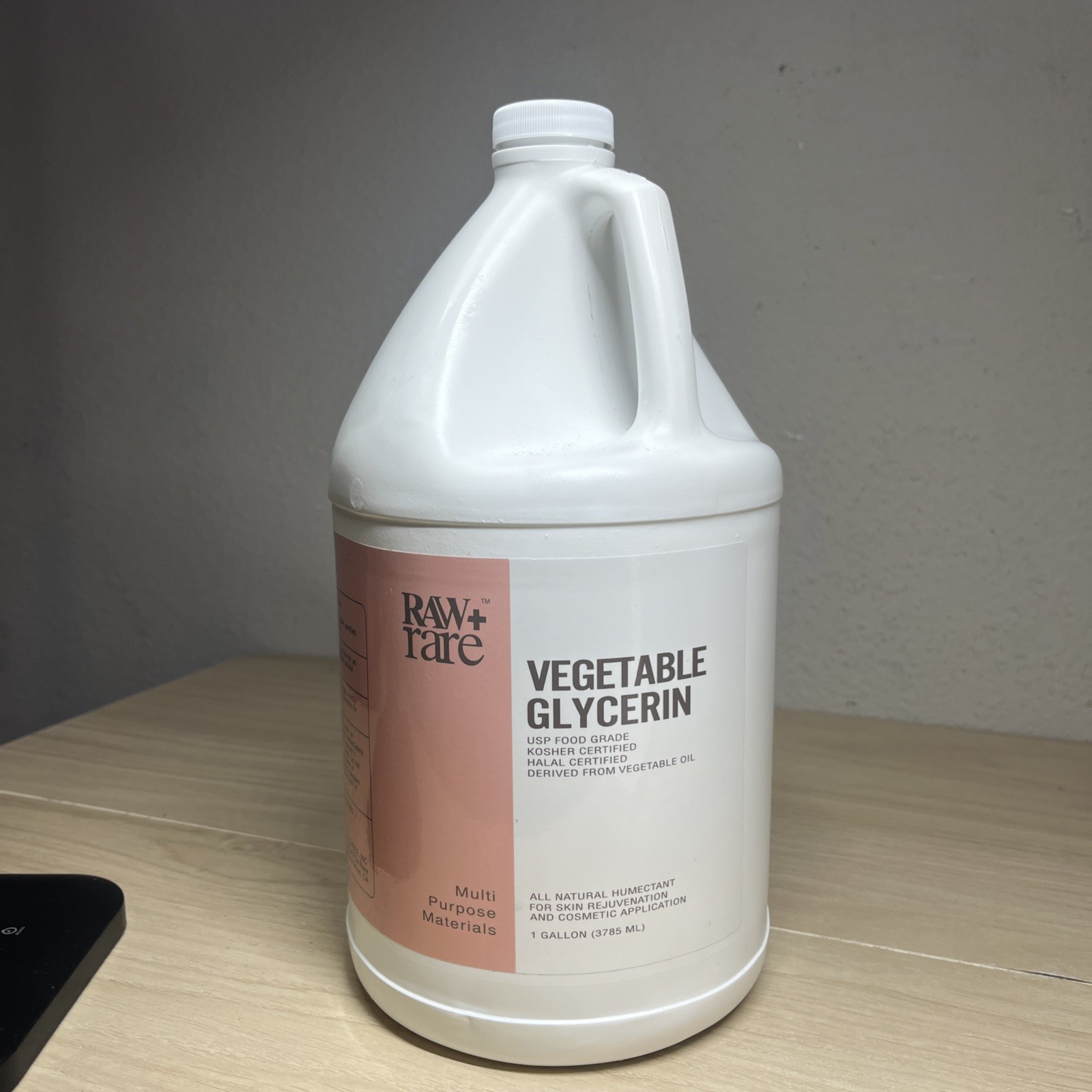 Vegetable Glycerin/Glycerine Bulk Gallon 128 fl oz. Natural USP Food Grade, For