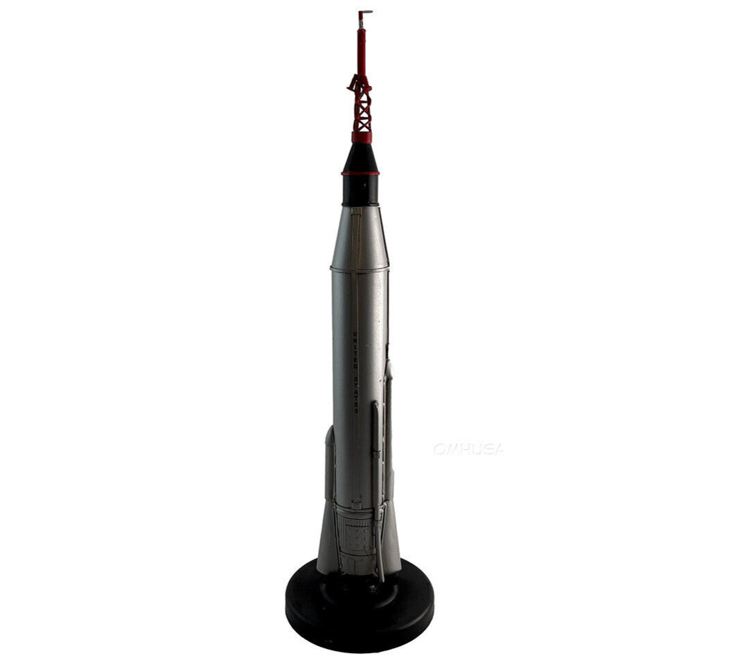 Mercury Atlas Rocket Spacecraft Metal Model 18″ NASA Space Exploration Mission
