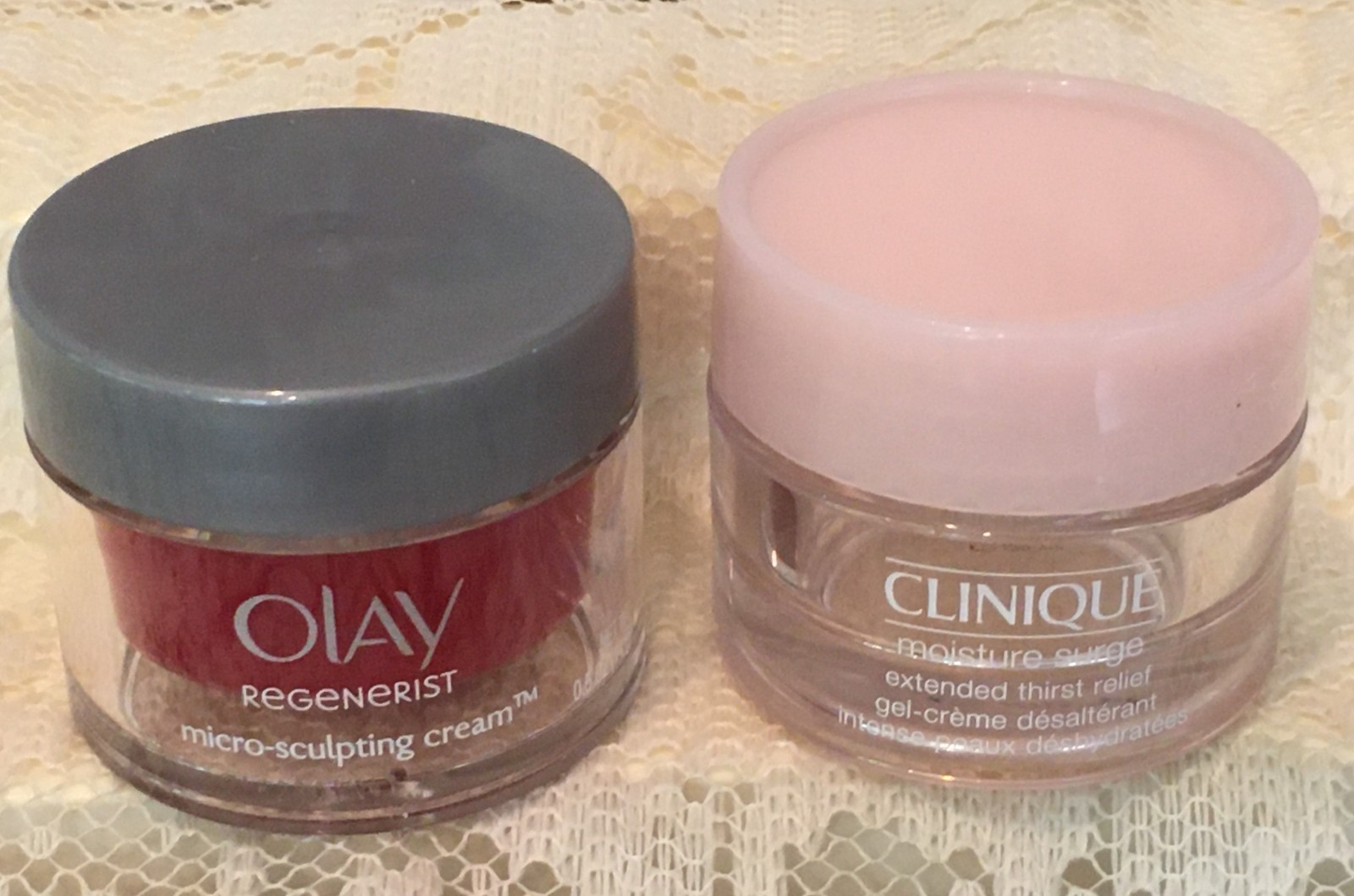 (8) Travel Size Face Cream Containers • EMPTY • REUSE • REFILL