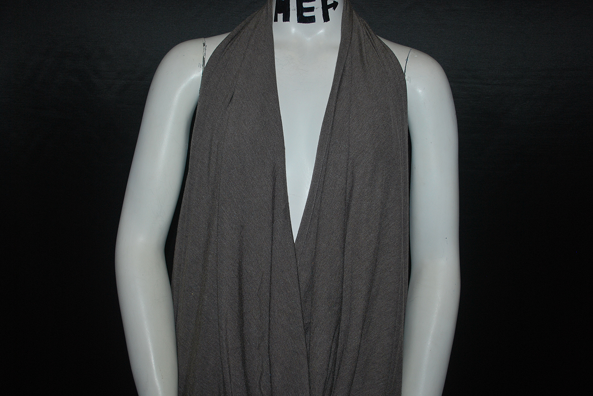 Modal 4 ways Spandex Jersey Premium Knit Fabric Eco-Friendly Heather Brown11oz