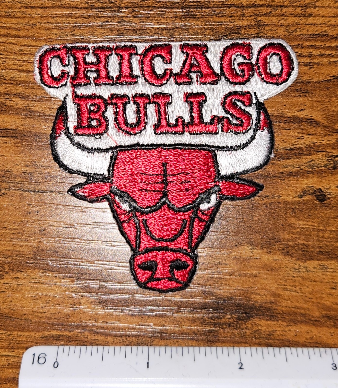 Vintage Basketball Logo Jordan Embroidered Sew On Chicago Bulls Patch