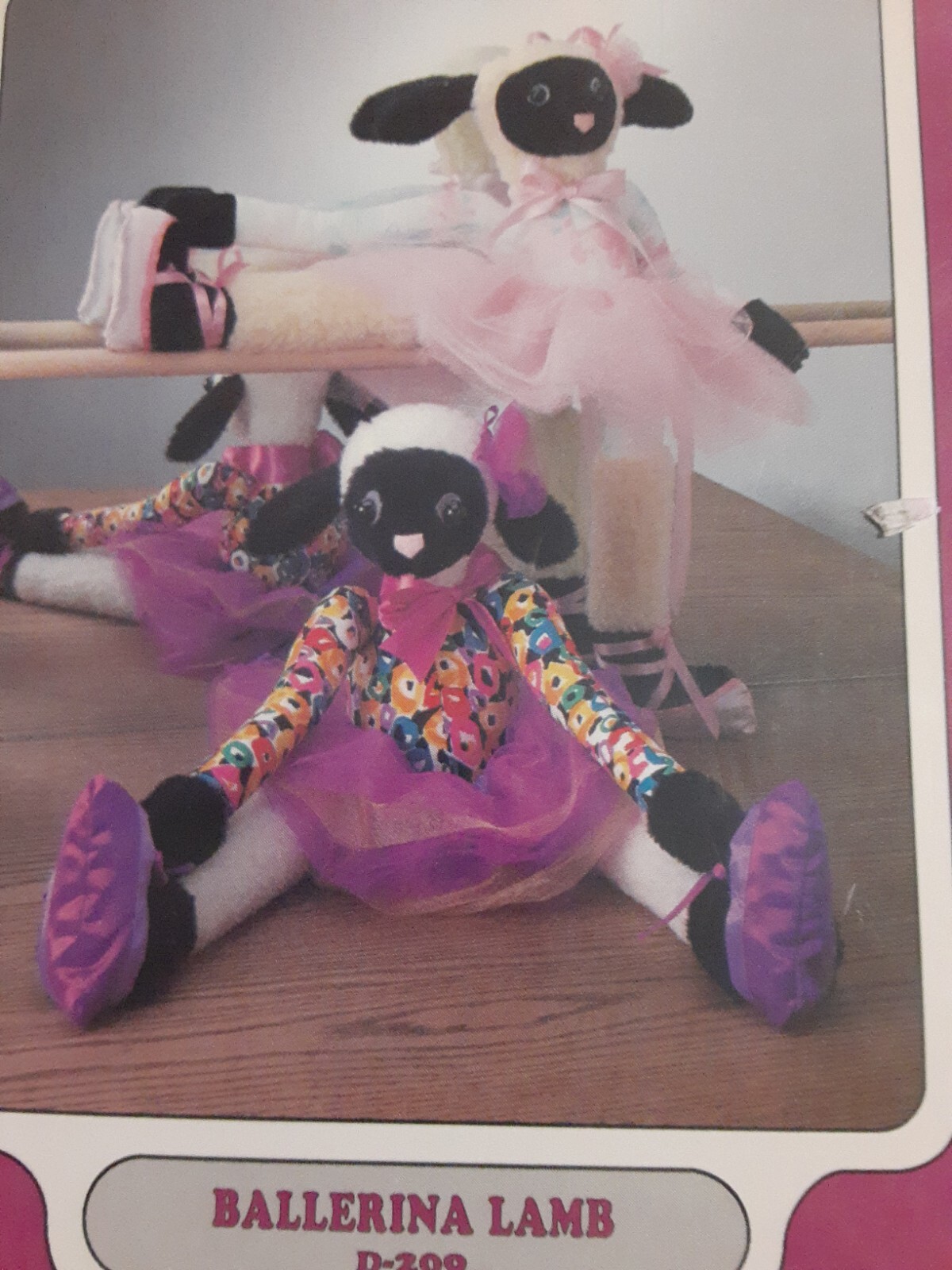 Fairfield POLY-FIL Pattern – BALLERINA LAMB D-209 – New in Package!