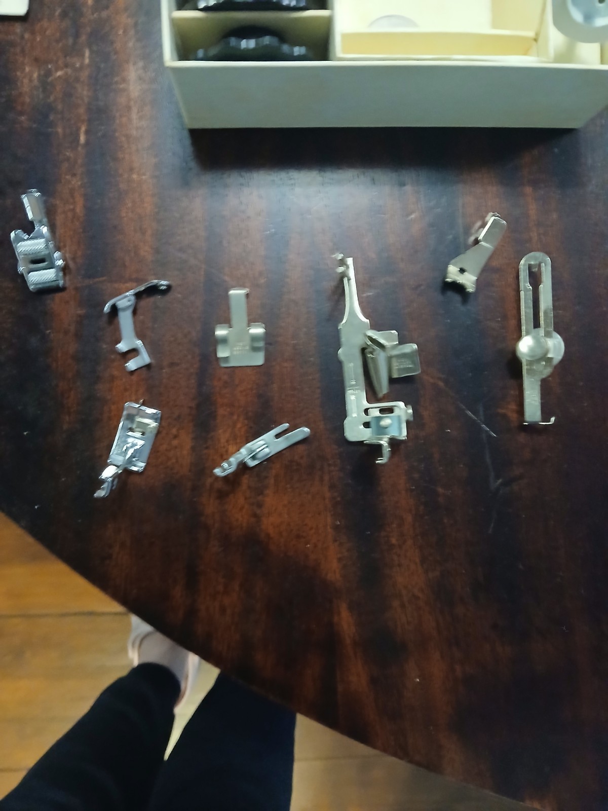 Vintage Singer Buttonholer & Automatic Zigzagger Attachment Lot for Singer