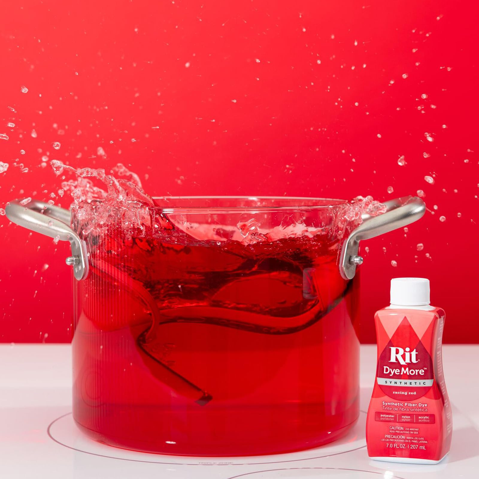 Rit DyeMore Advanced Liquid Dye Racing Red for Synthetic Fabrics 7 Fl Oz