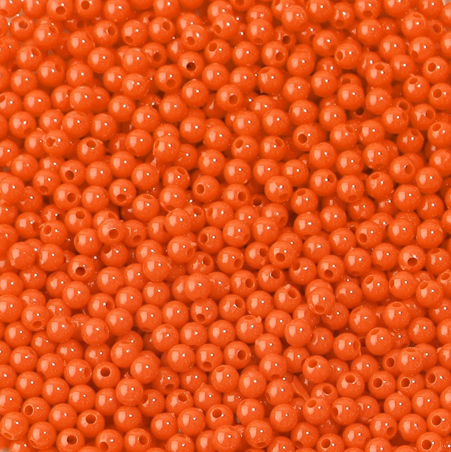 1000PCS 4mm Acrylic Spacer Beads Mini Round DIY Jewelry Making Craft