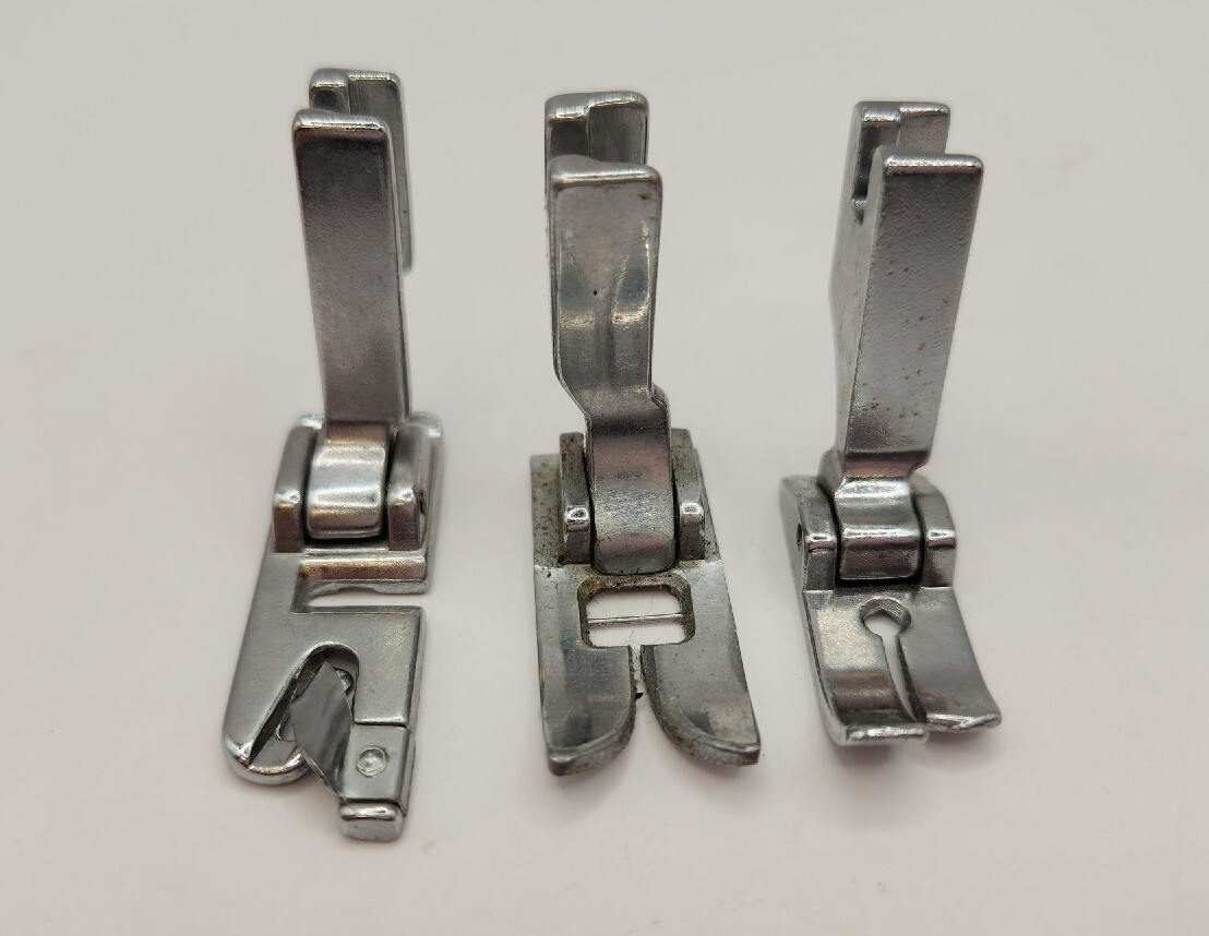 Bundle of 8 Sewing Machine Foot Parts–None Marked