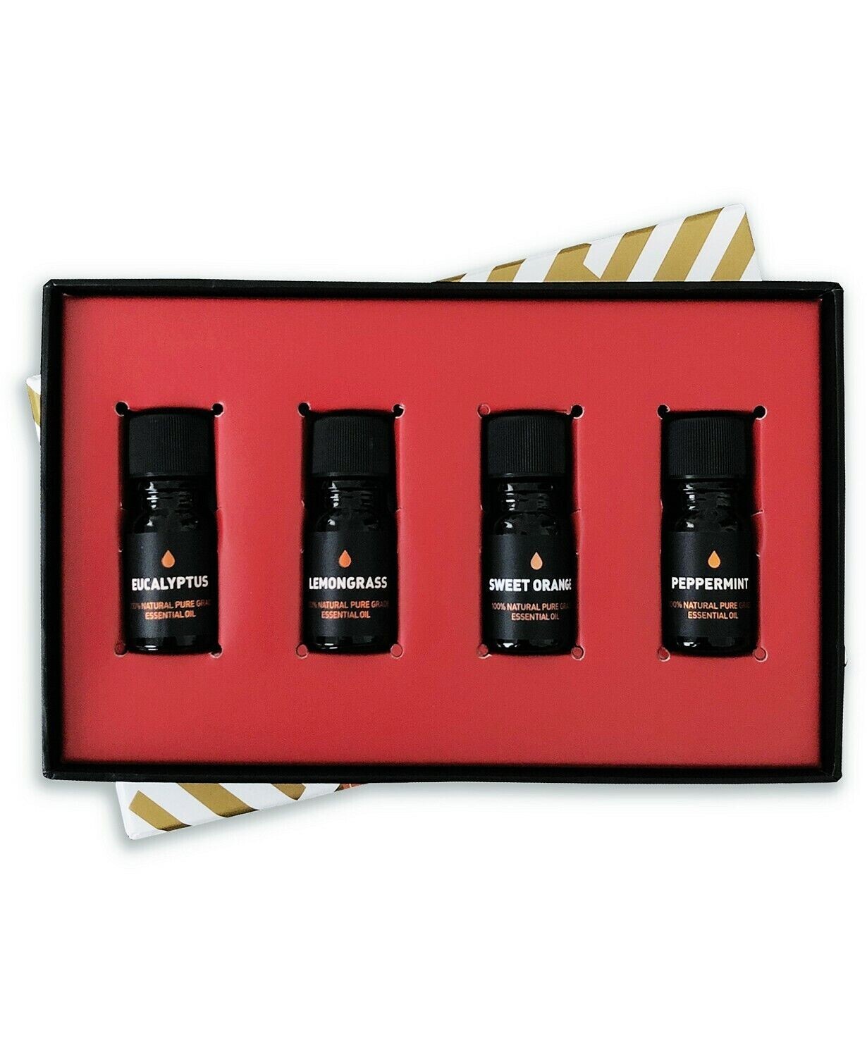 Way Of Will 4-Pc Elevate Essential Oil Gift Set Eucalyptus Lemongrass Peppermint