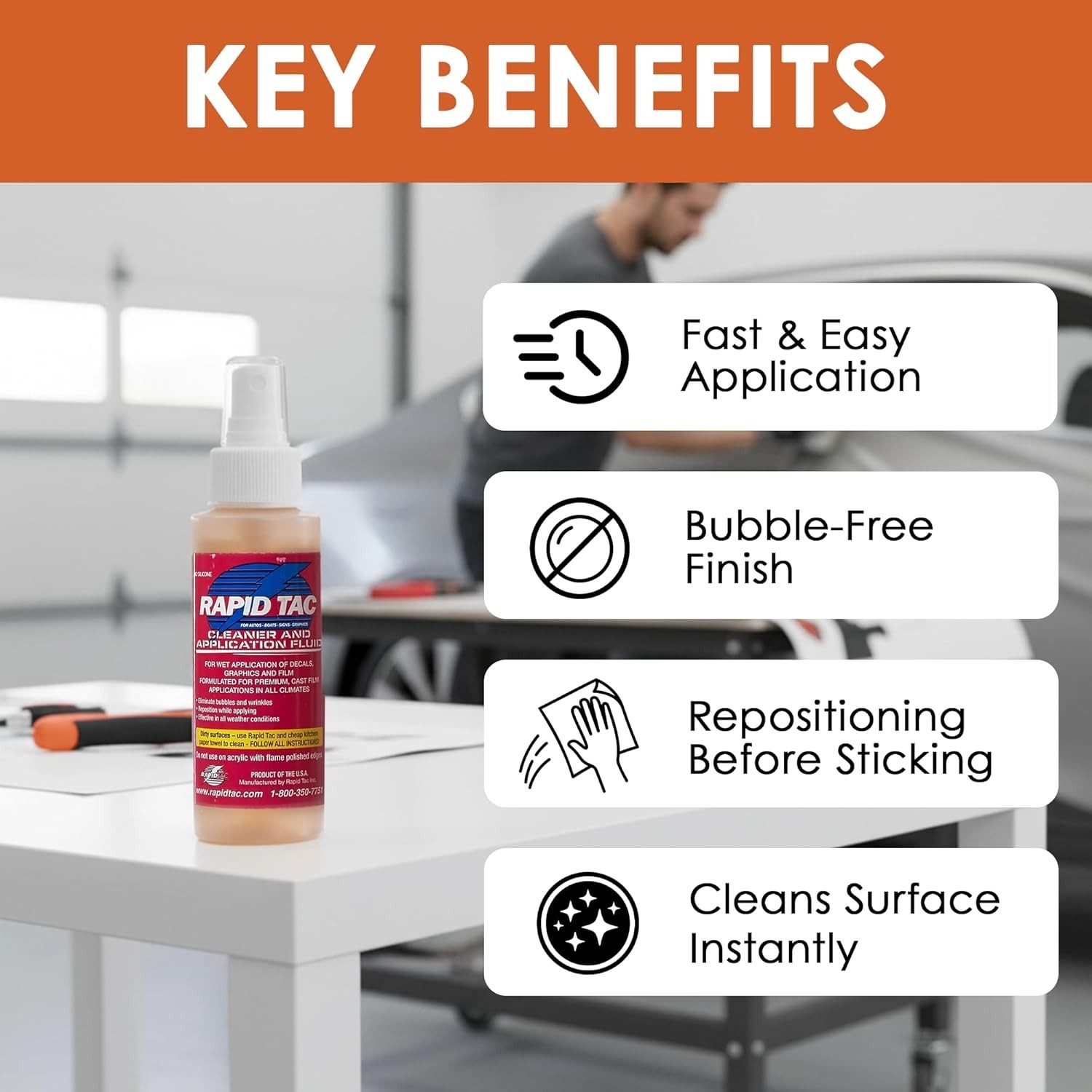 4oz Application Fluid for Vinyl Decals – Fast, Effective and Bubble-Free