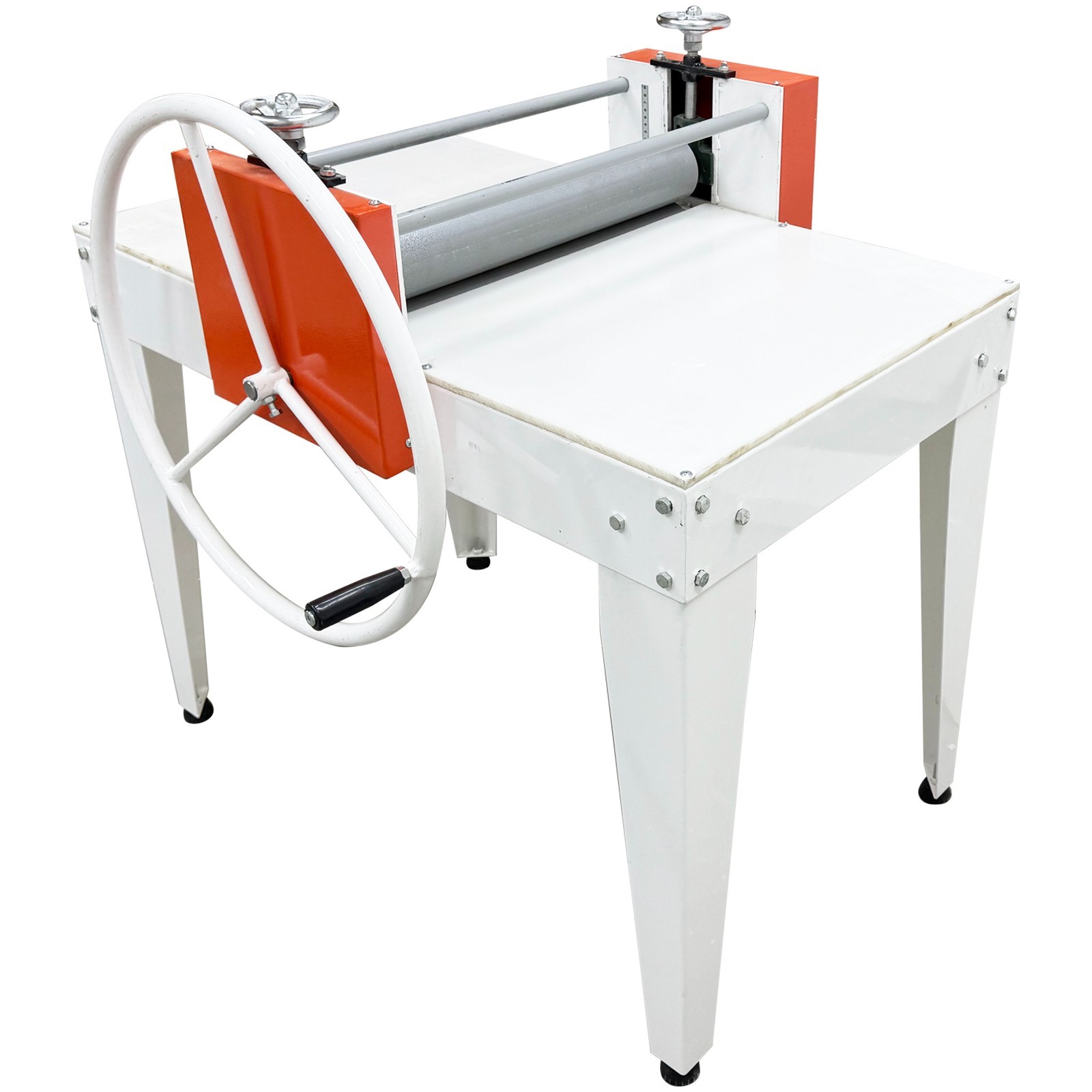 Ceramic Clay Slab Roller Dual – Axis 58cm Stainless Steel Large Handwheel Scale