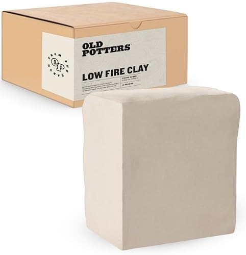 Low Fire Pottery Clay White 10 lbs Cone 06 04 Hand Building Wheel Throwing