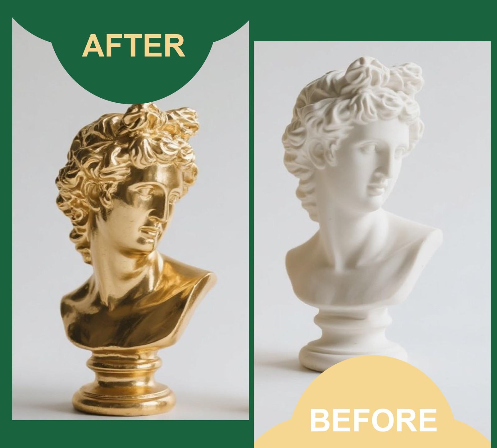 Gold Leaf Kit, 100ml Gilding Adhesive and 100ml Gloss Varnish and Gold Leaf S…