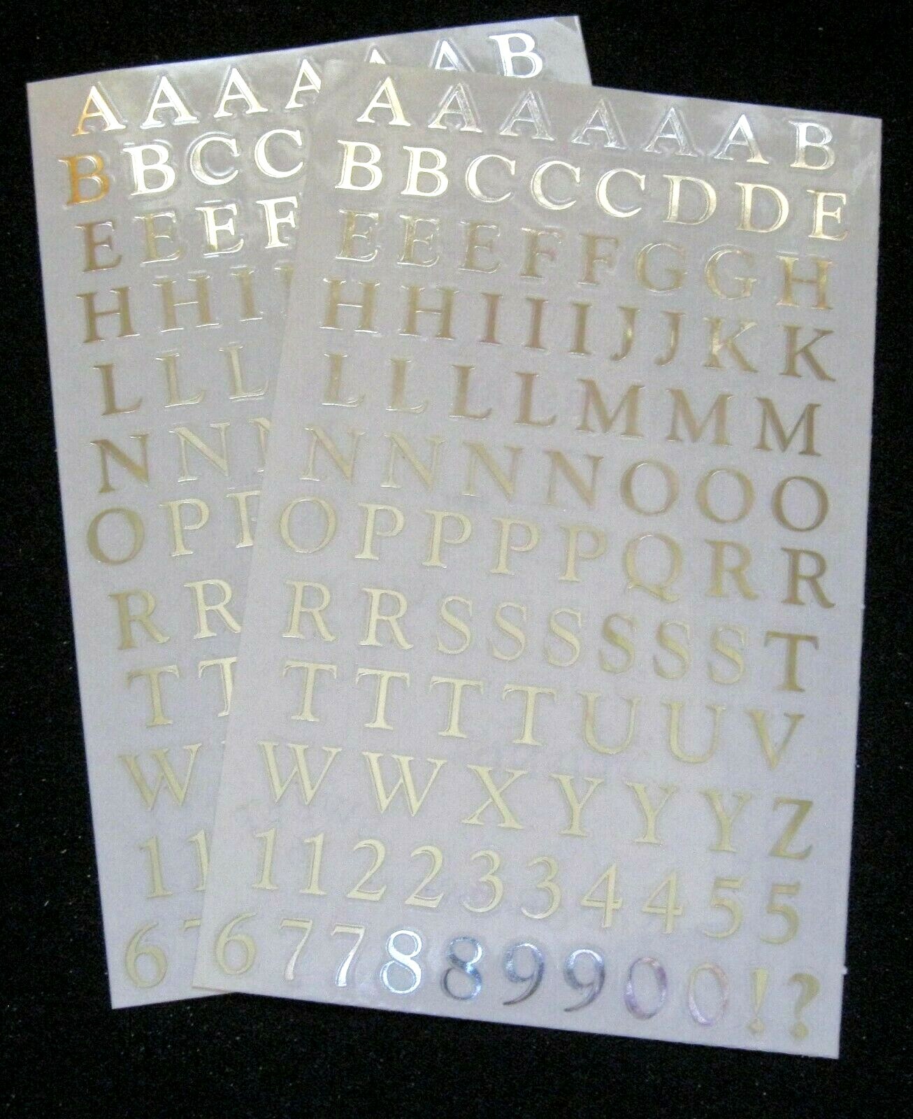 Mrs Grossman Alphabet Variety Sticker Sheets *Your Choice* See Description