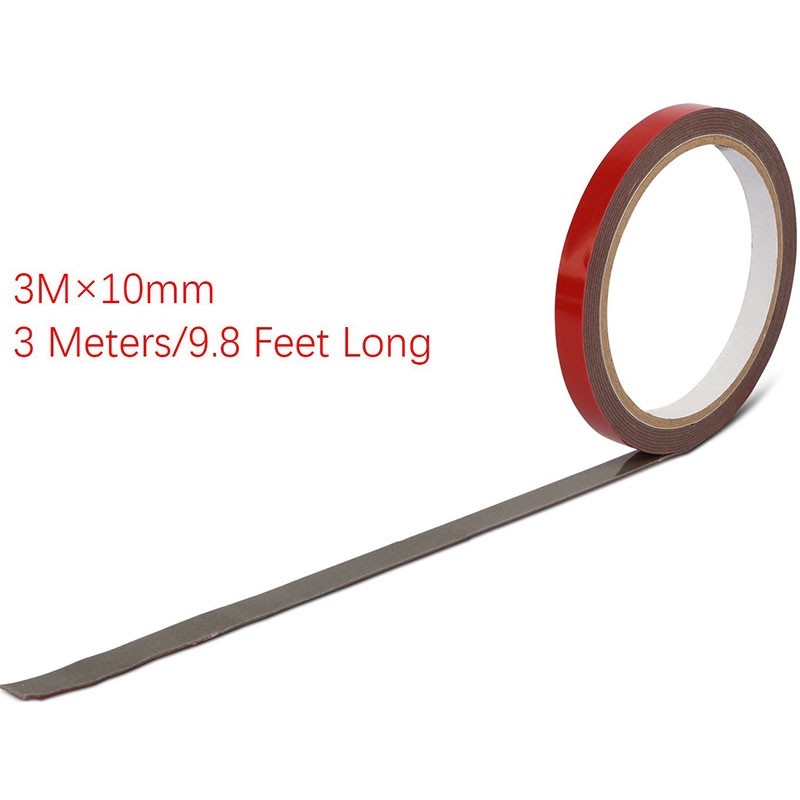 600 Auto Tape Acrylic Foam Double Sided Back Car Mounting Adhesive 3m x10mm 10ft