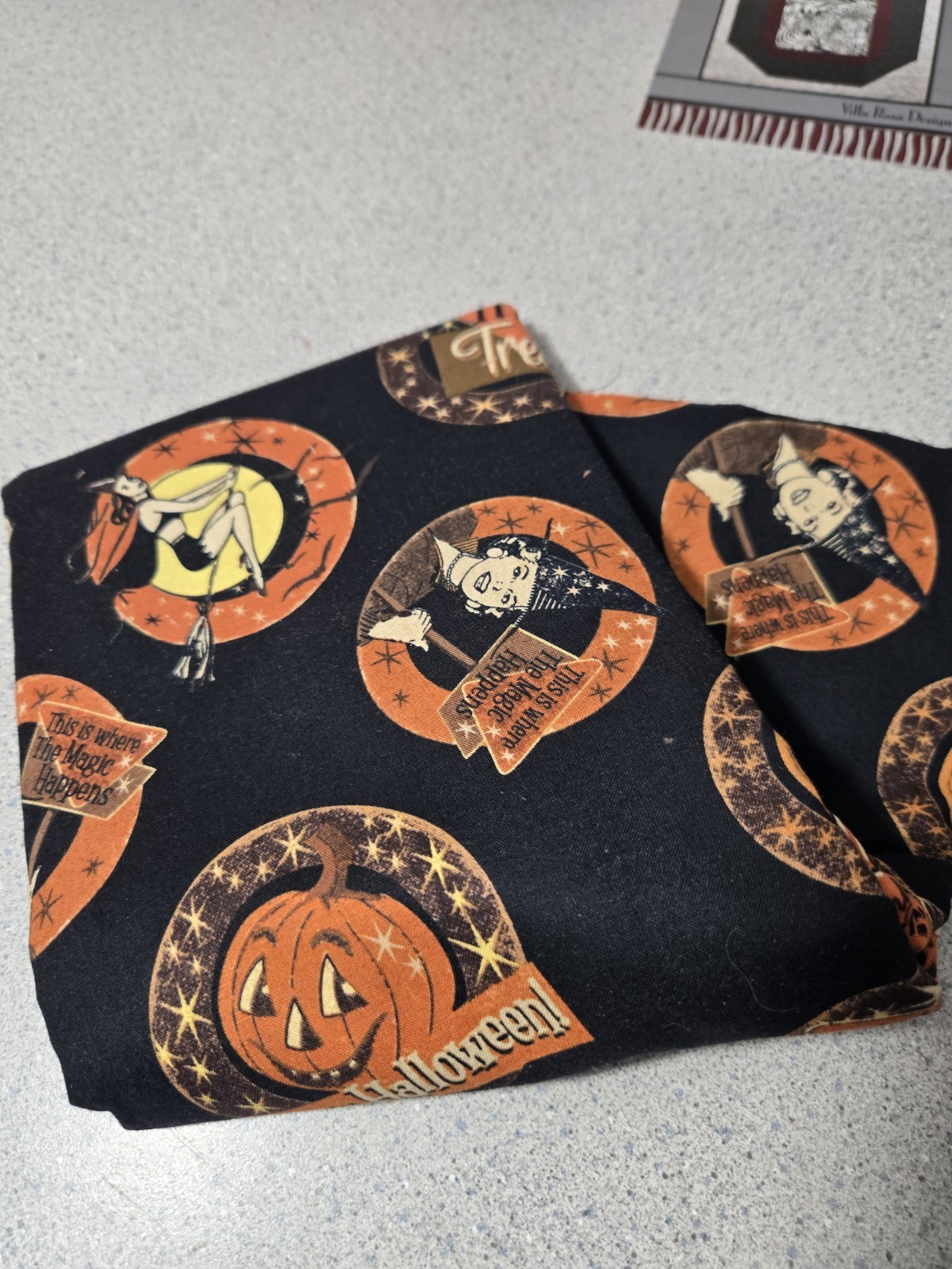 Halloween Firefox 56 X 72 Quilt Kit 2017 Pat Fryer Villa Rosa Designs