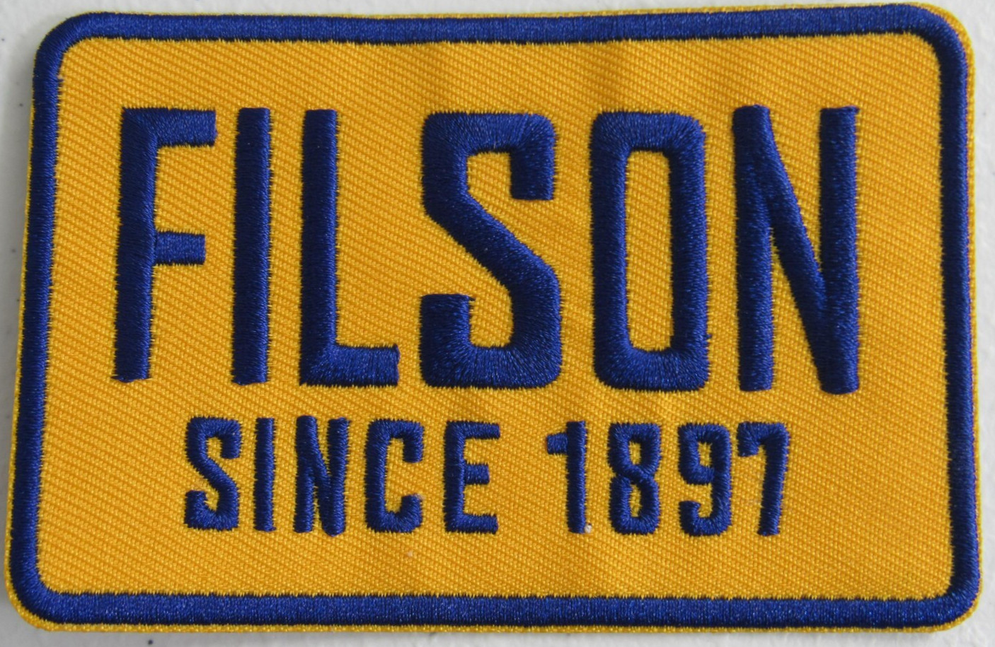 Filson Outdoor Gear Gold Blue Trim 1897 Embroidered Iron On Patches Outdoors!