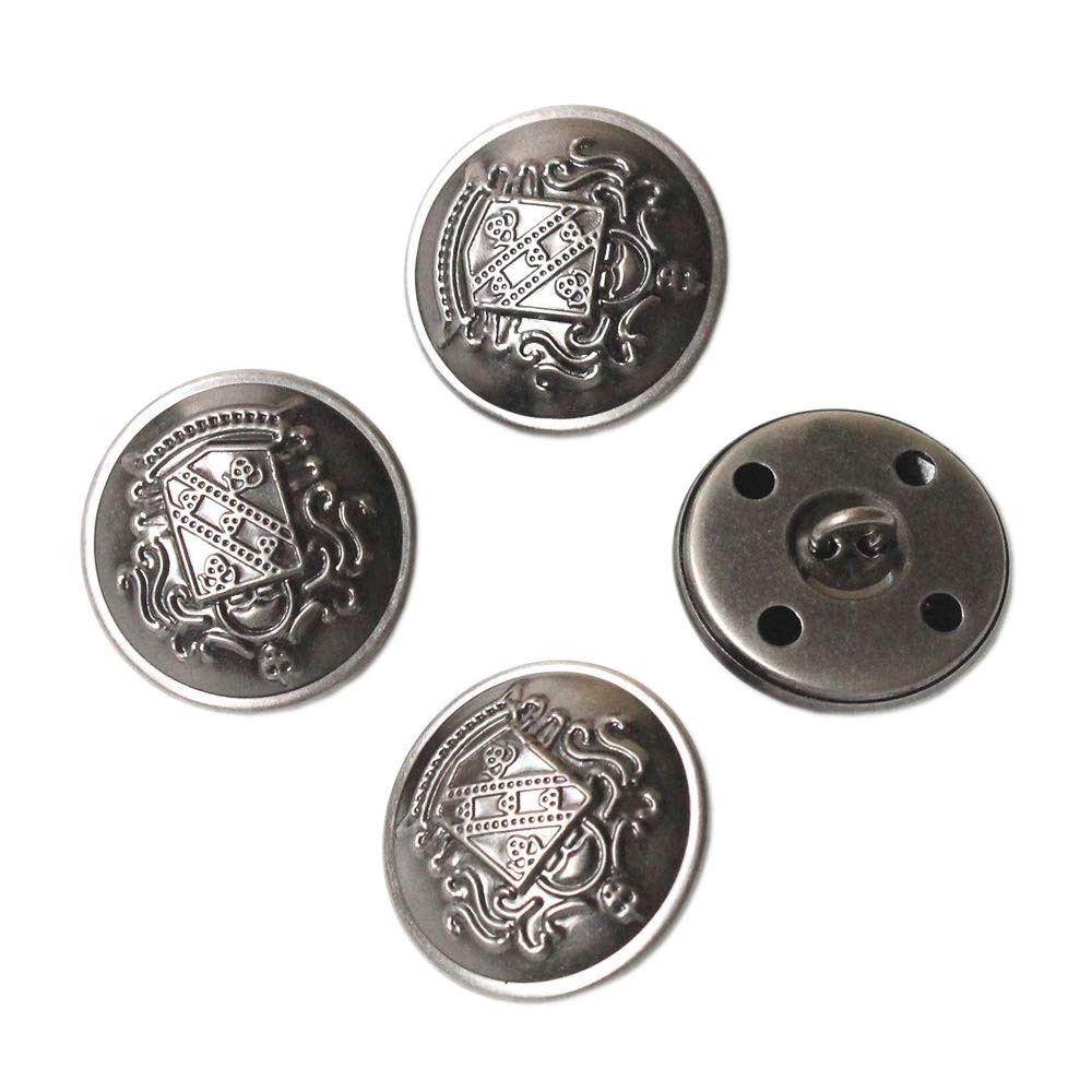 YaHoGa 14 PCS Antique Silver 20 millimeters, 15