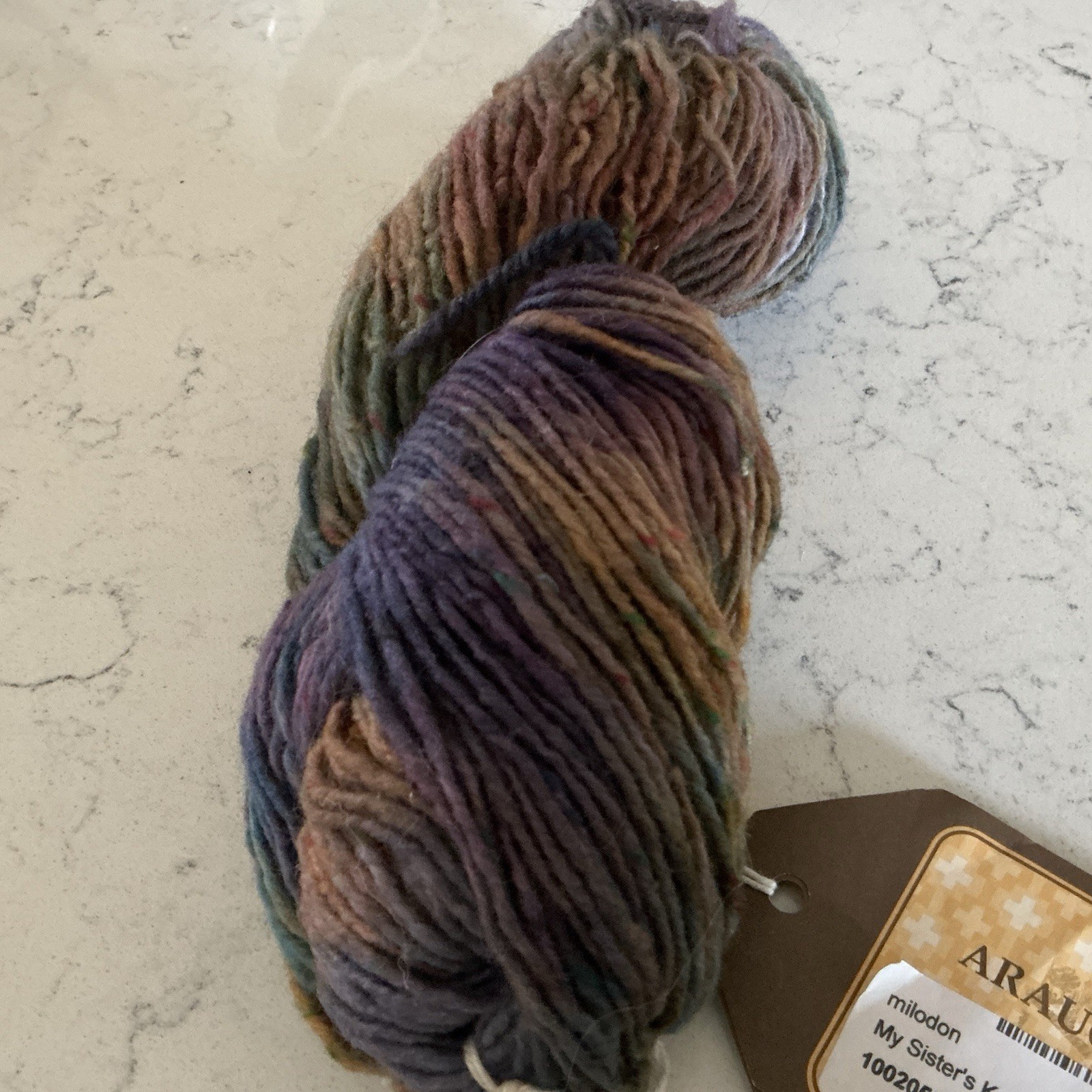ARAUCANIA, 100% Wool Hand Dyed, Yarn New With Tags, Multi-Color 3.52 Oz Ireland